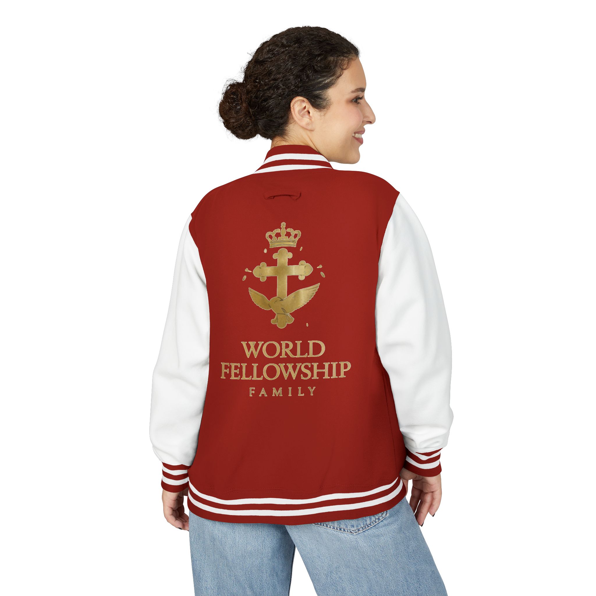 World Fellowship Family Letterman Jacket - Image 4