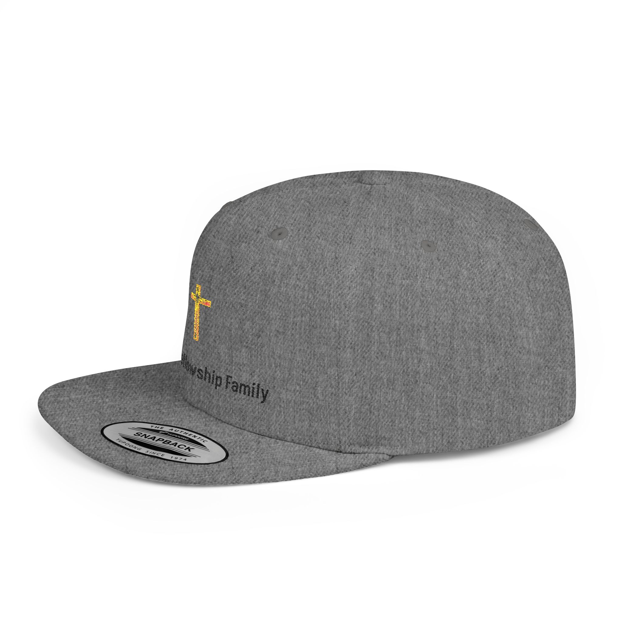 World Fellowship Family Hat Flat Bill Snapback - Image 11