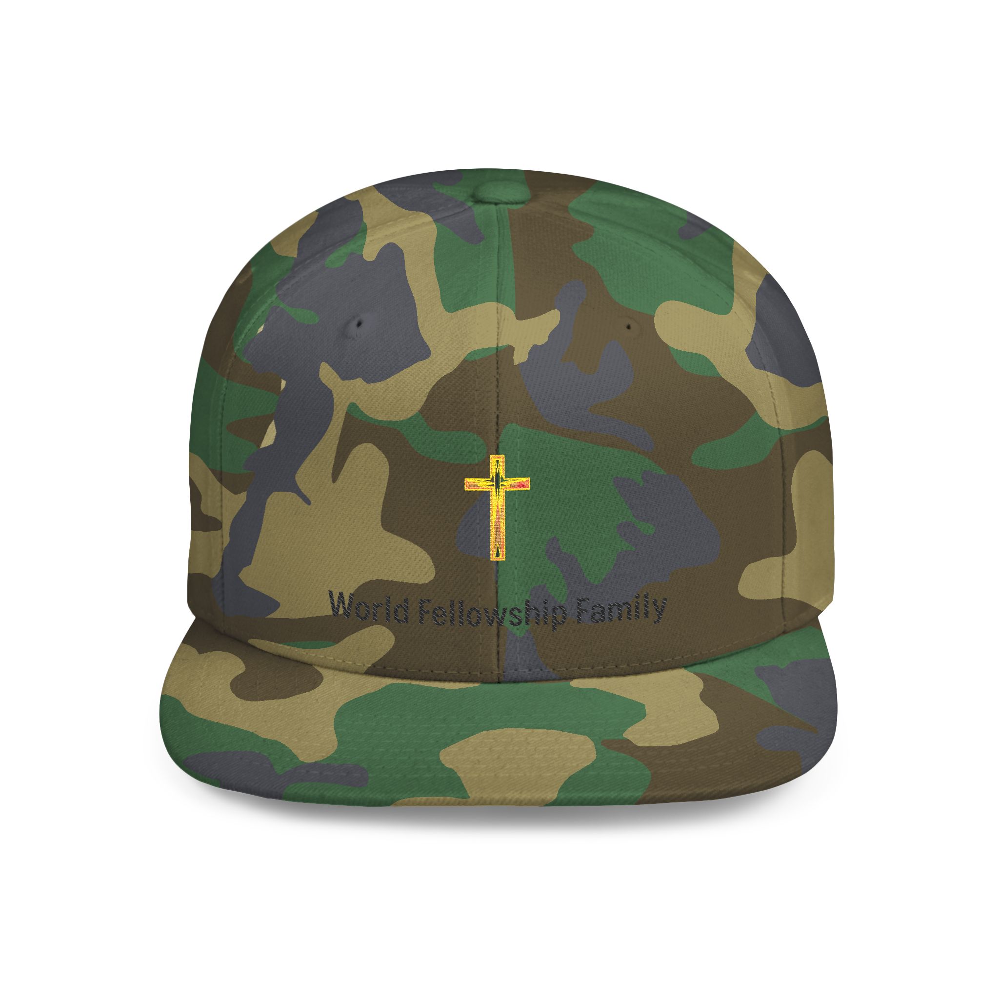 World Fellowship Family Hat Flat Bill Snapback - Image 13