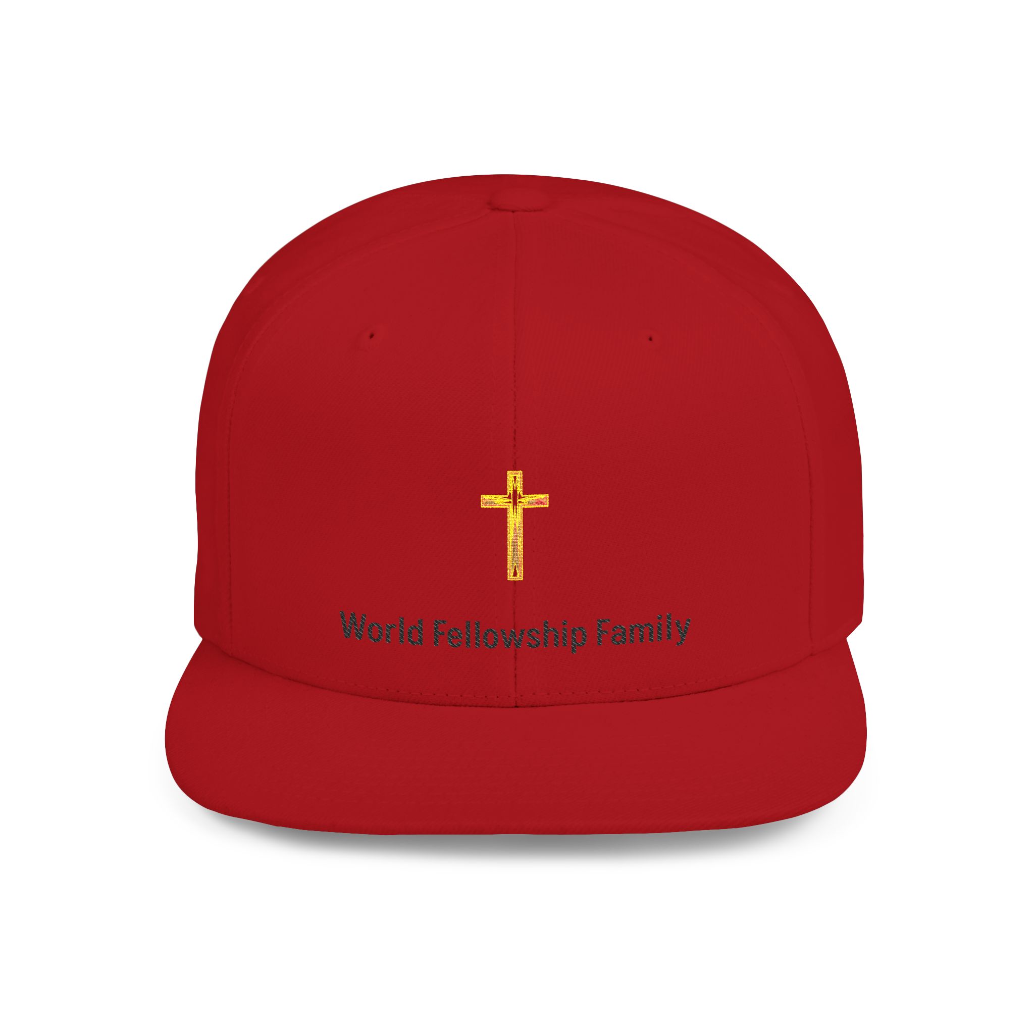 World Fellowship Family Hat Flat Bill Snapback - Image 41